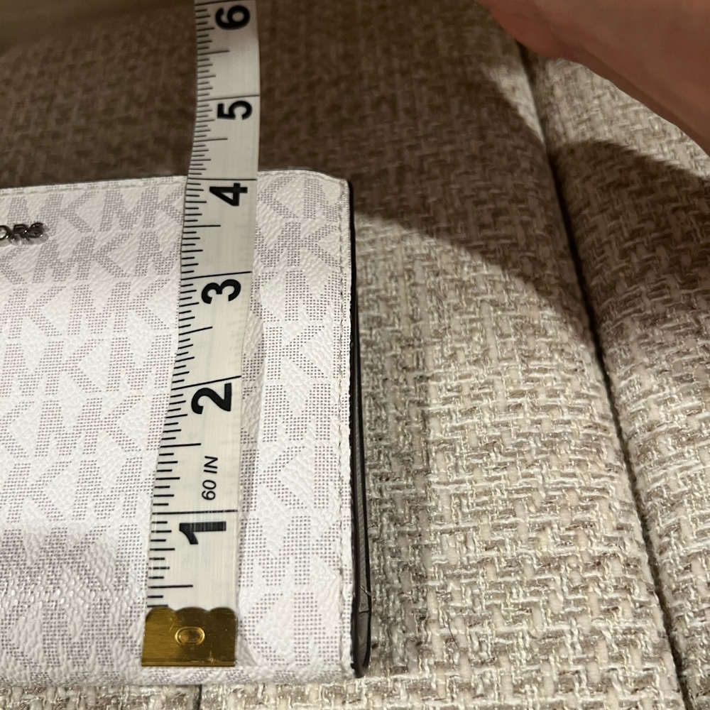 Michael Kors White Logo Slip-Ons and Wristlet - Picture 10 of 13